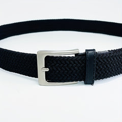 Men's Woven Elastic Belt Student Leisure Sports Belts