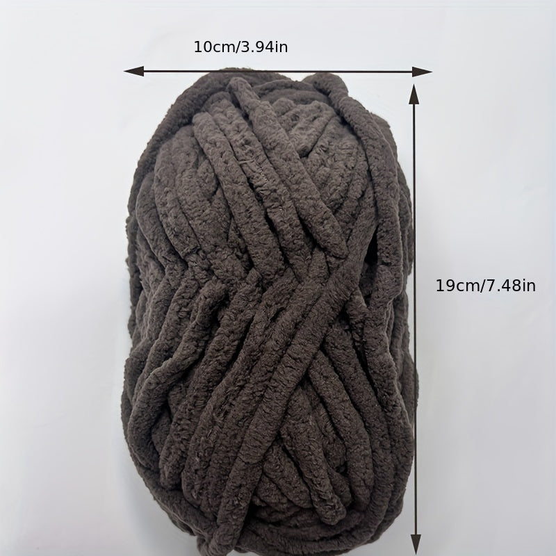 2pcs 100g Chenille Chunky Yarn For Knitting Chenille Blanket