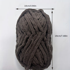2pcs 100g Chenille Chunky Yarn For Knitting Chenille Blanket