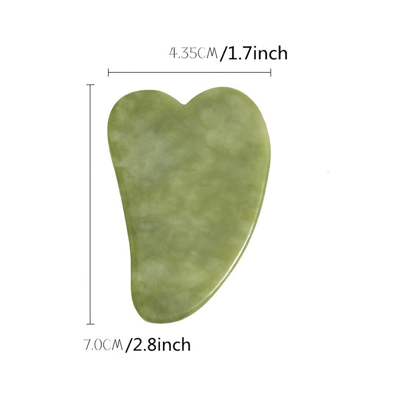 Jade Roller & Gua Sha Facial Massager for Face Eyes Neck and Body