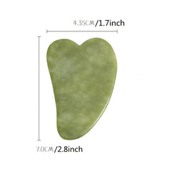 Jade Roller & Gua Sha Facial Massager for Face Eyes Neck and Body