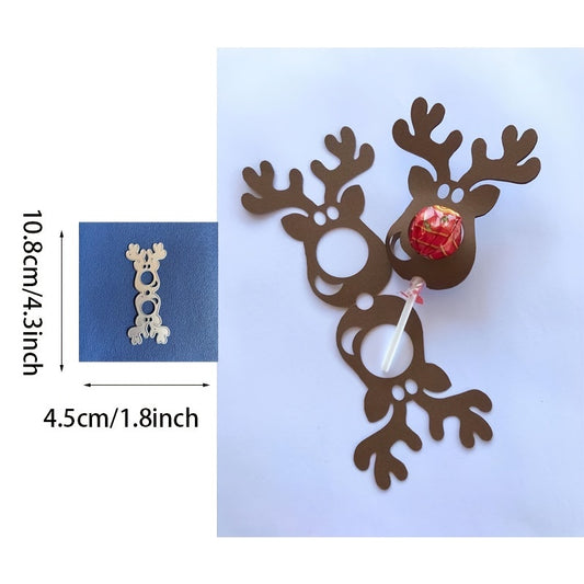 Christmas Reindeer Metal Cutting Die Scrapbooking Paper Craft Punch Art Cutter