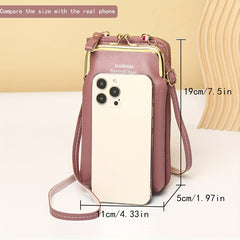 Mini Crossbody Bag Coin Purse Women's Casual Versatile Phone and Hand Bag