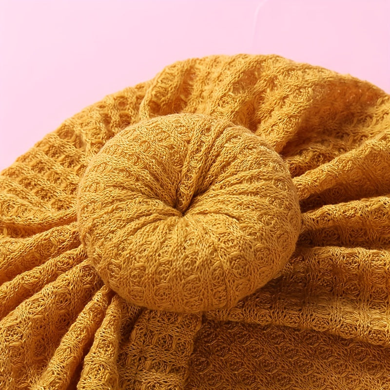 Baby Knot Turban Stretchy Head Wrap Soft Beanie Hat