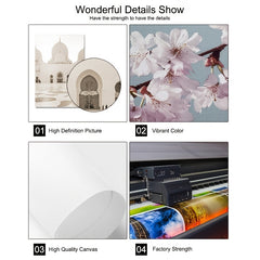 Bohemian Islamic Landscape Canvas Print Moroccan Mosque 8 3x11 8 Inches