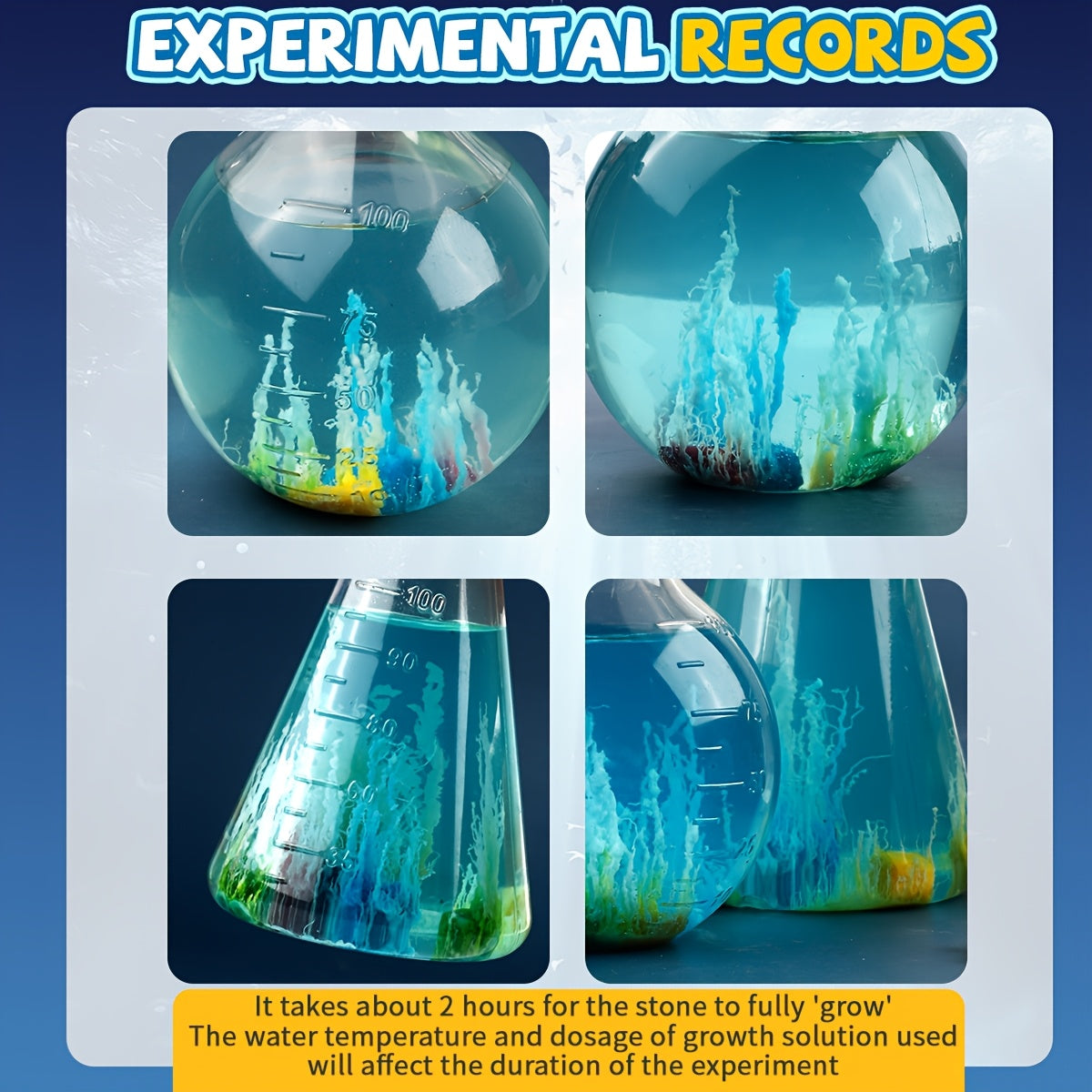 Water Garden Experiment Toy DIY Growth Stone Kit