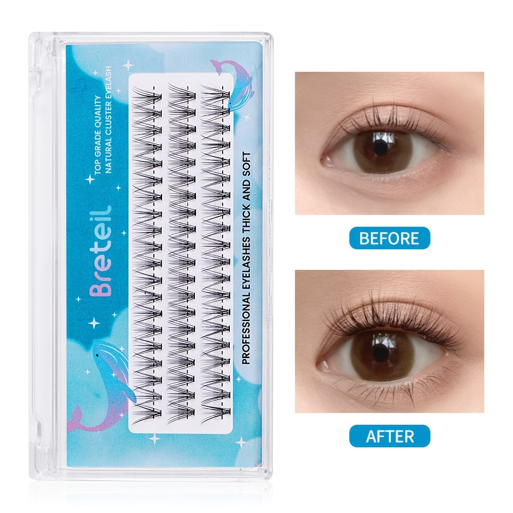 60 Thick & Curl Fishtail Individual False Eyelashes
