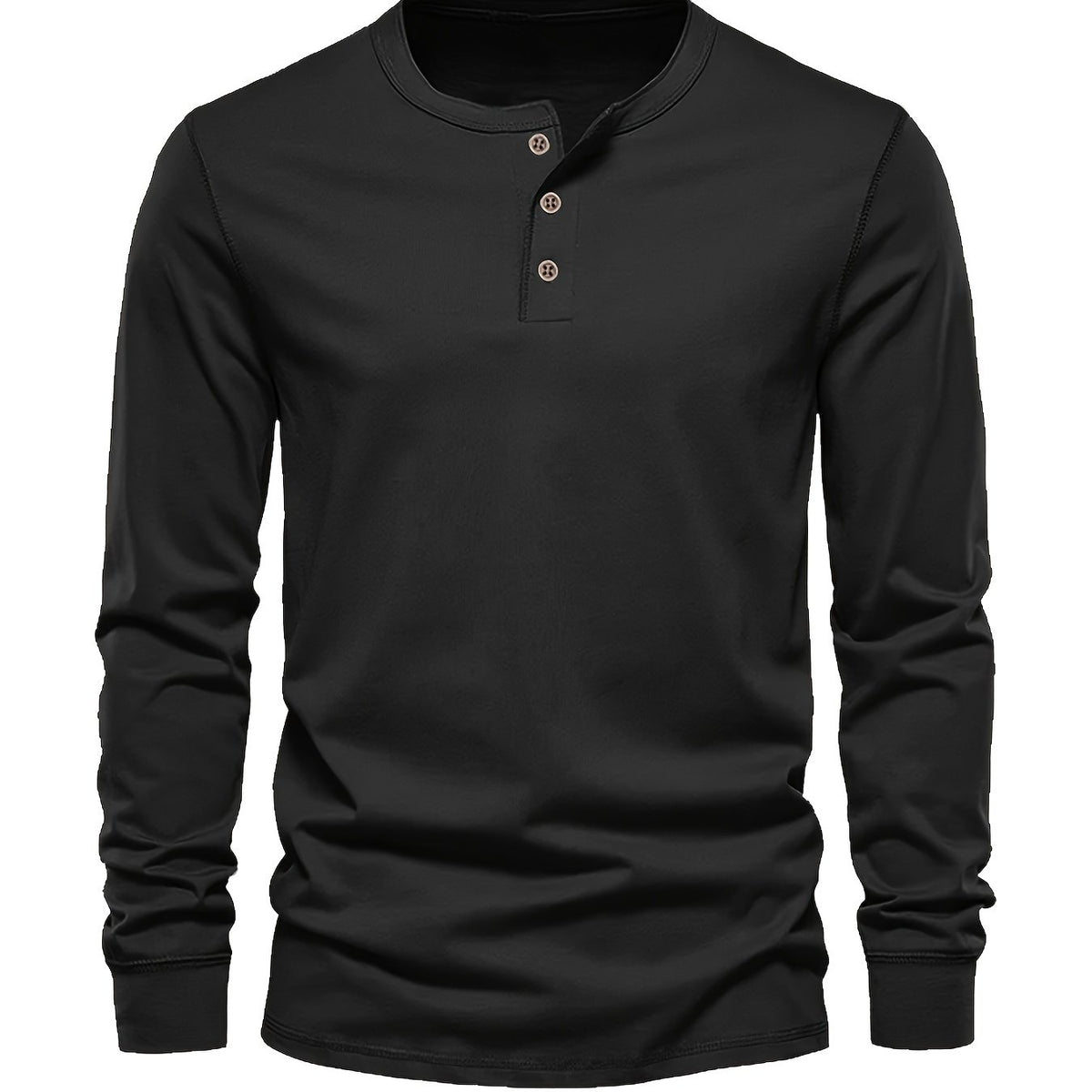 Men's Button Casual Comfy Custom Fit Long Sleeve Shirt