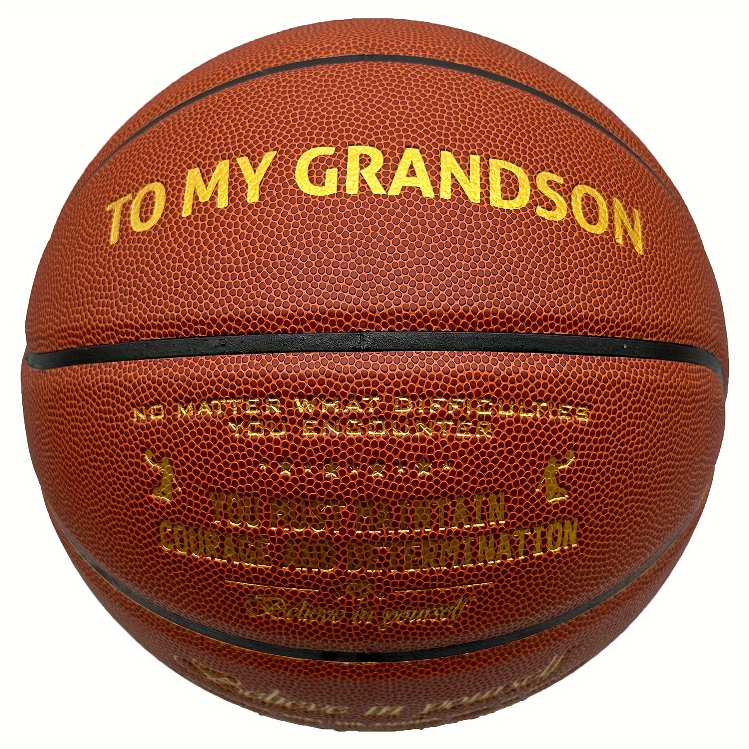 Special Basketball for Grandson - International Standard Size Faux Leather