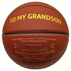 Special Basketball for Grandson - International Standard Size Faux Leather