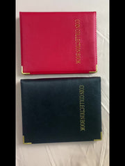 480 Grids Leather Binder Coin Collection Book Large Capacity Coin Storage