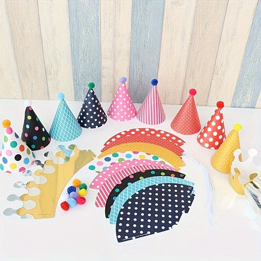 20pcs Dinosaur Party Hats for Birthday & Themed Events