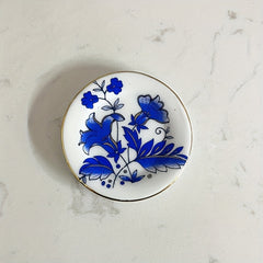 Chinese Style Ceramic Saucer for Dollhouse Decoration