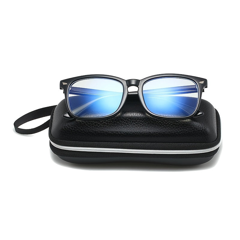 PU Leather Glasses Cases Anti Pressure Zipper Sports Sunglasses Box