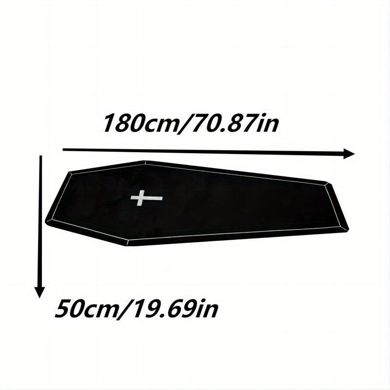 Halloween Coffin Rug Soft Modern Decoration