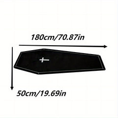 Halloween Coffin Rug Soft Modern Decoration