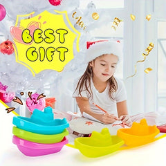 Floating Boats Bath Toys Pack Water Table Bath Toys for Kids