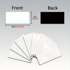 8pcs Magnetic Dry Erase Labels Name Plates Board for Locker Fridge