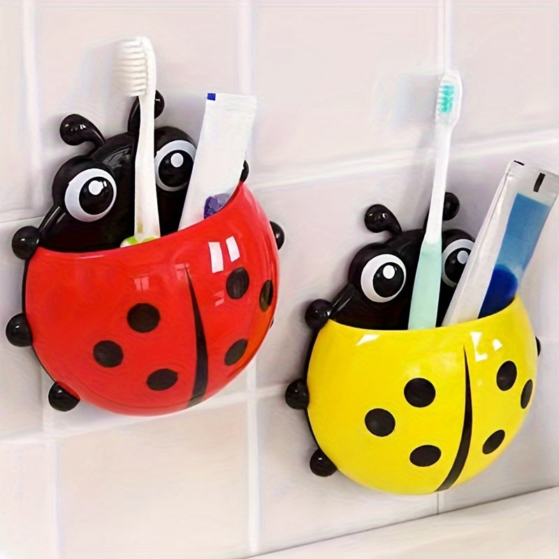 Ladybug Toothpaste Toothbrush Holder Storage Rack