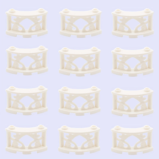 12pcs Farm & Garden Building Block Set DIY Animal Scene with Round Arc Fence
