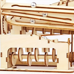 3D Wooden Ball Track Puzzle DIY Mechanical Model Kit - Halloween Gift