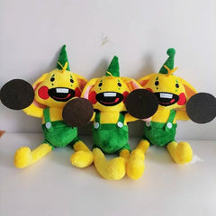 Yellow & Green Long Eared Rabbit Plush Toy, Soft Stuffed Animal for Kids