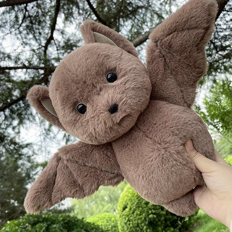 Bat Plush Toy Soft Filled Stuffed Animal with Expressive Eyes - Mixed Colors