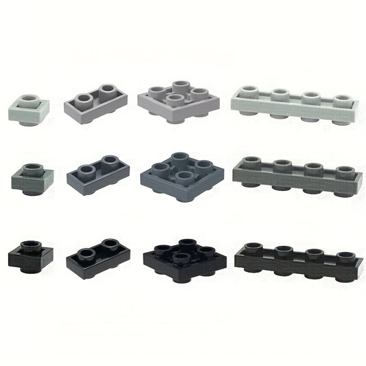 50pcs MOC Double Sided Dot Wooden Bricks Building Blocks DIY Toy Set