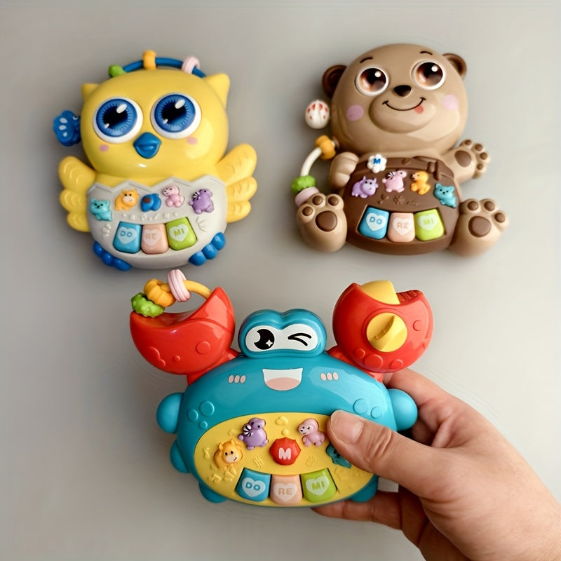 Animal Electronic Piano Toy for Kids with Press & Slide Buttons