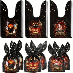 30pcs Halloween Candy Bags Trick Or Treat Bunny Shaped Pumpkins