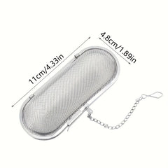 Stainless Steel Spice Infuser Fine Mesh Tea Herbal Strainer