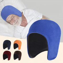 Men's Women's Fleece Hat & Earmuffs Winter Sleeping for Elderly