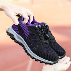 Women's Soft Sole Comfort Walking Shoes Non slip Mesh Casual Sneakers for Gym
