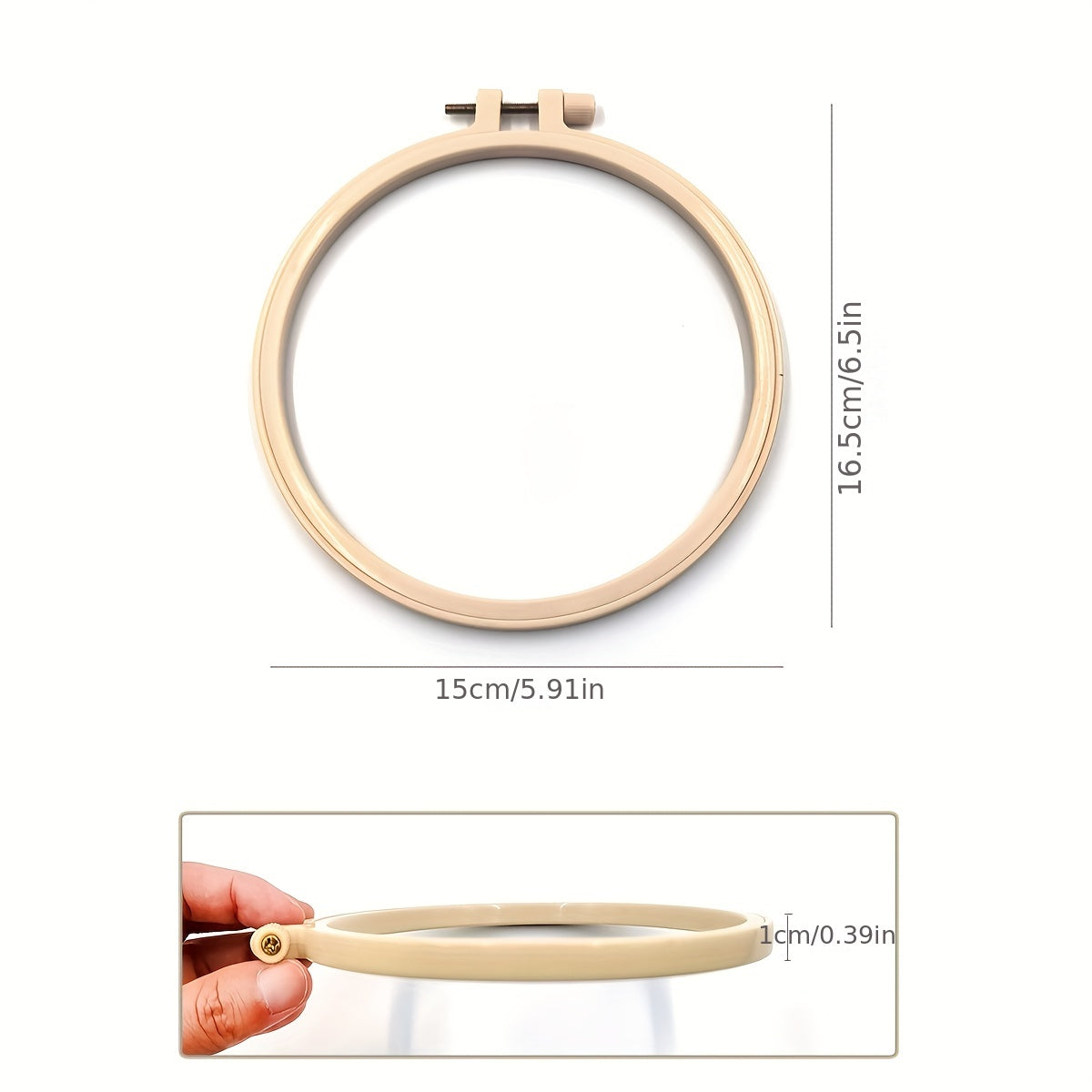 DIY Landscape Embroidery Kit with Embroidery Hoop