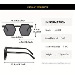 Polygonal Kids Sunglasses UV Resistant