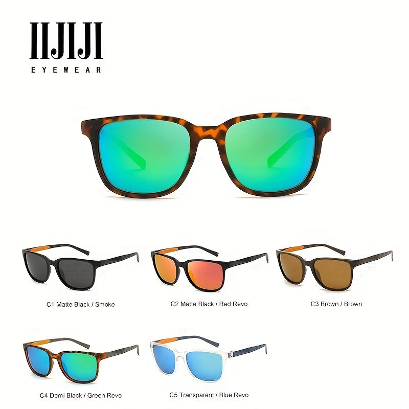 Men's Polarized Square Sunglasses Anti Glare UV400