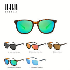 Men's Polarized Square Sunglasses Anti Glare UV400