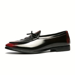 Women's Embossed Flat Loafers PU Leather Slip On Casual Walking Shoes