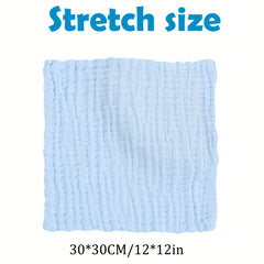 Soft & Absorbent Muslin Cotton Baby Washcloths - Pack of 5