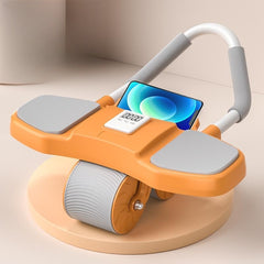 Ab Roller Wheel With Elbow Support & Timer