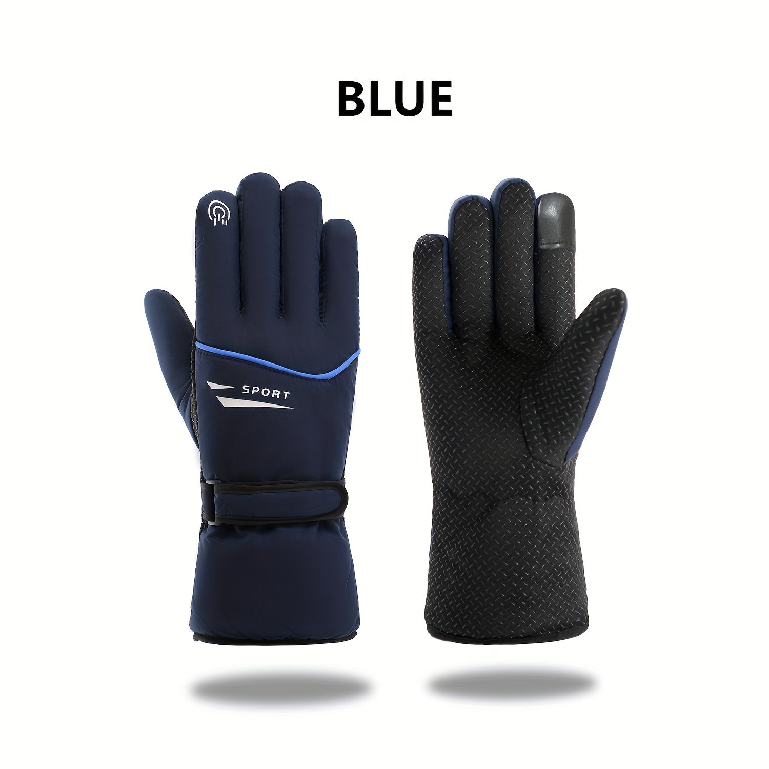 Thickened Warm Gloves Skiing Cycling Touch Screen Reflective Gloves