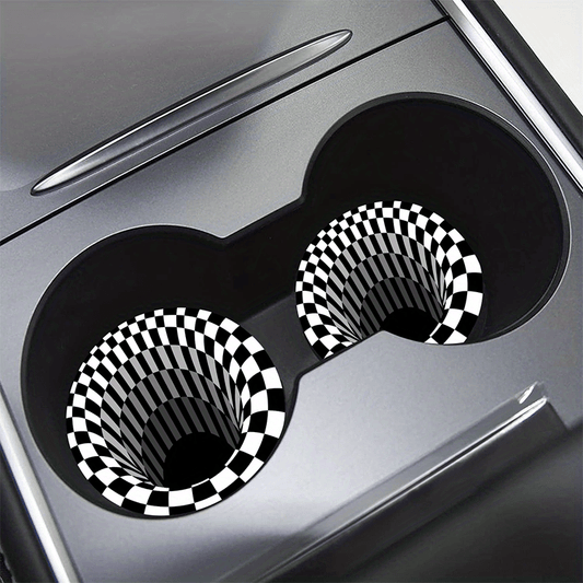 Waterproof Car Interior Coaster Anti-slip Decorative Set