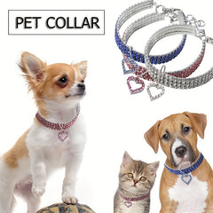 Sparkling Heart Pet Necklace - Perfect Accessory for Furry Friends
