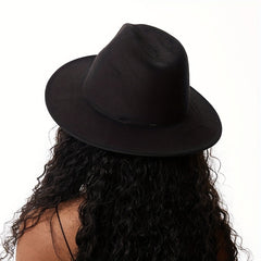 Vintage Fedora Cap Classic Jazz Hat Unisex Warm Felt Hat
