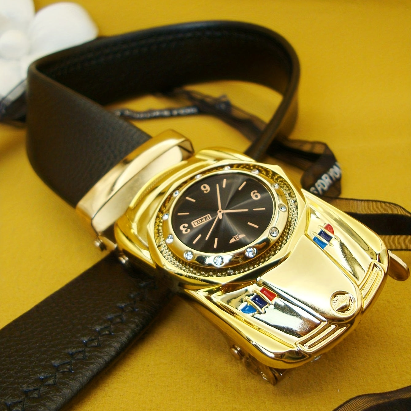 Men's Casual PU Leather Belt