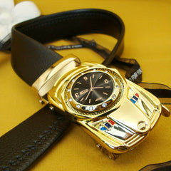 Men's Casual PU Leather Belt