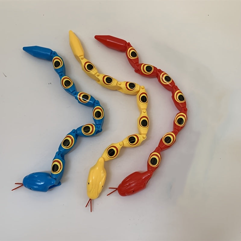 Plastic Snake Toy Twisting Joint Trick Small Nostalgia Childhood