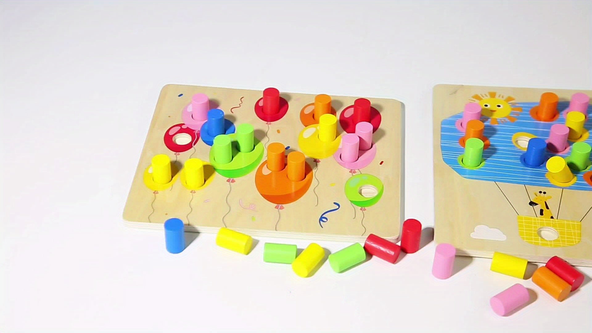 Matching Rods Kindergarten Cognitive Learning Activity