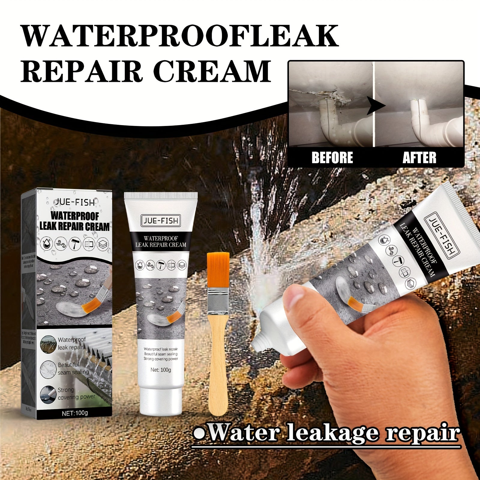 Waterproof Leak Repair Paste for Toilet Roof Wall Gap