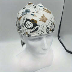Breathable Pirate Headscarf Hat for Catering Staff